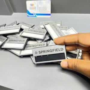 Identity badge with UV print 2