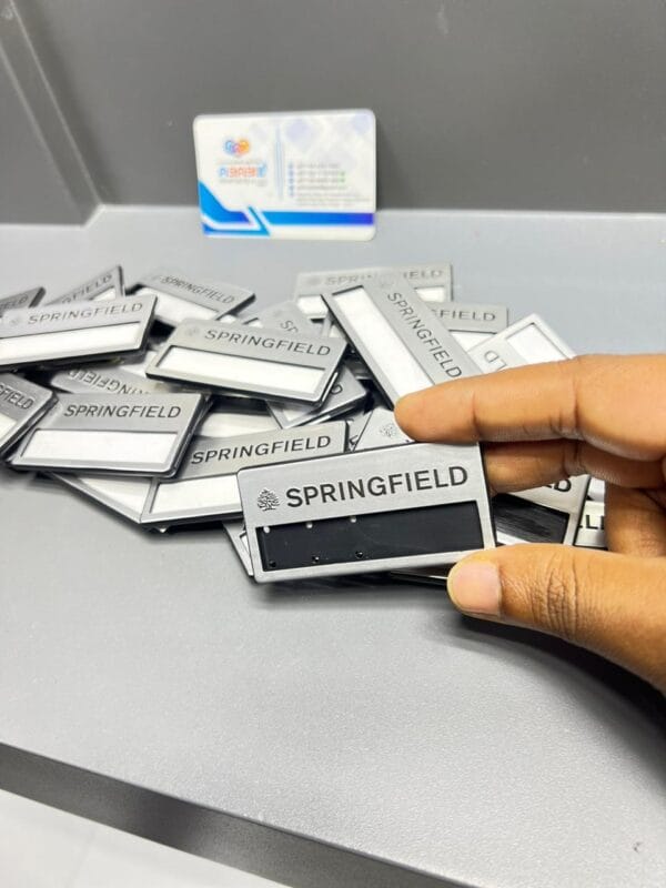 Identity badge with UV print 2