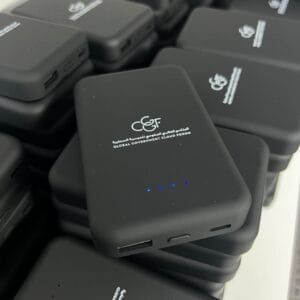 power bank with UV print